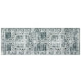 thumbnail image 2 of Garvee 2'x6' Kitchen Runner Rug Non-Slip Hallway Bedroom Rug Vintage Floral Distressed Rug for Laundry Room, Gray, 2 of 7