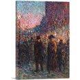 thumbnail image 1 of ARTCANVAS The Boulevards At Night Paris 1893 Canvas Art Print by Maximilien Luce - Size: 18" x 12" (0.75" Deep), 1 of 9