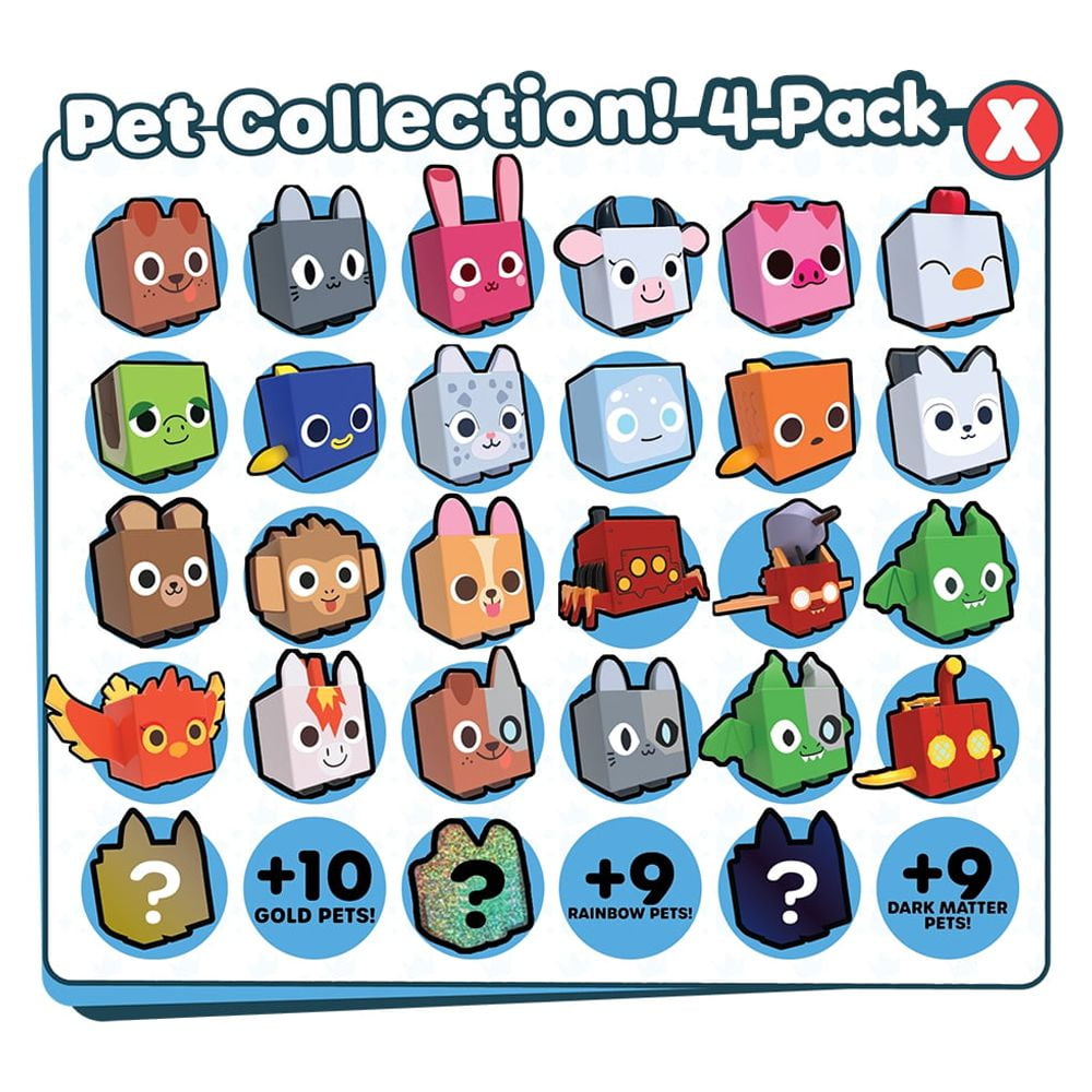 Pet Simulator - Mystery Pet Minifigures 2-Pack - Series 1 by PhatMojo -  Multi color 