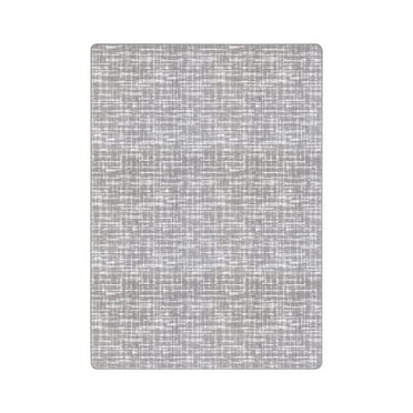 Joy Carpets 2034B-02 3 ft. 10 in. x 5 ft. 4 in. Past Tense Area Rug  Morning Fog