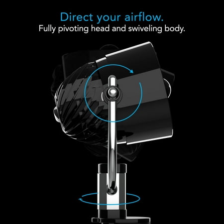 Vornado - PivotC Personal Clip Fan - Black