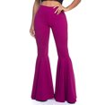 thumbnail image 4 of Txlixc Pantalones de campana sexy femenina, pantalones de moda retro sin fisuras de color sólido y cintura alta Txlixc  moda, 4 of 6