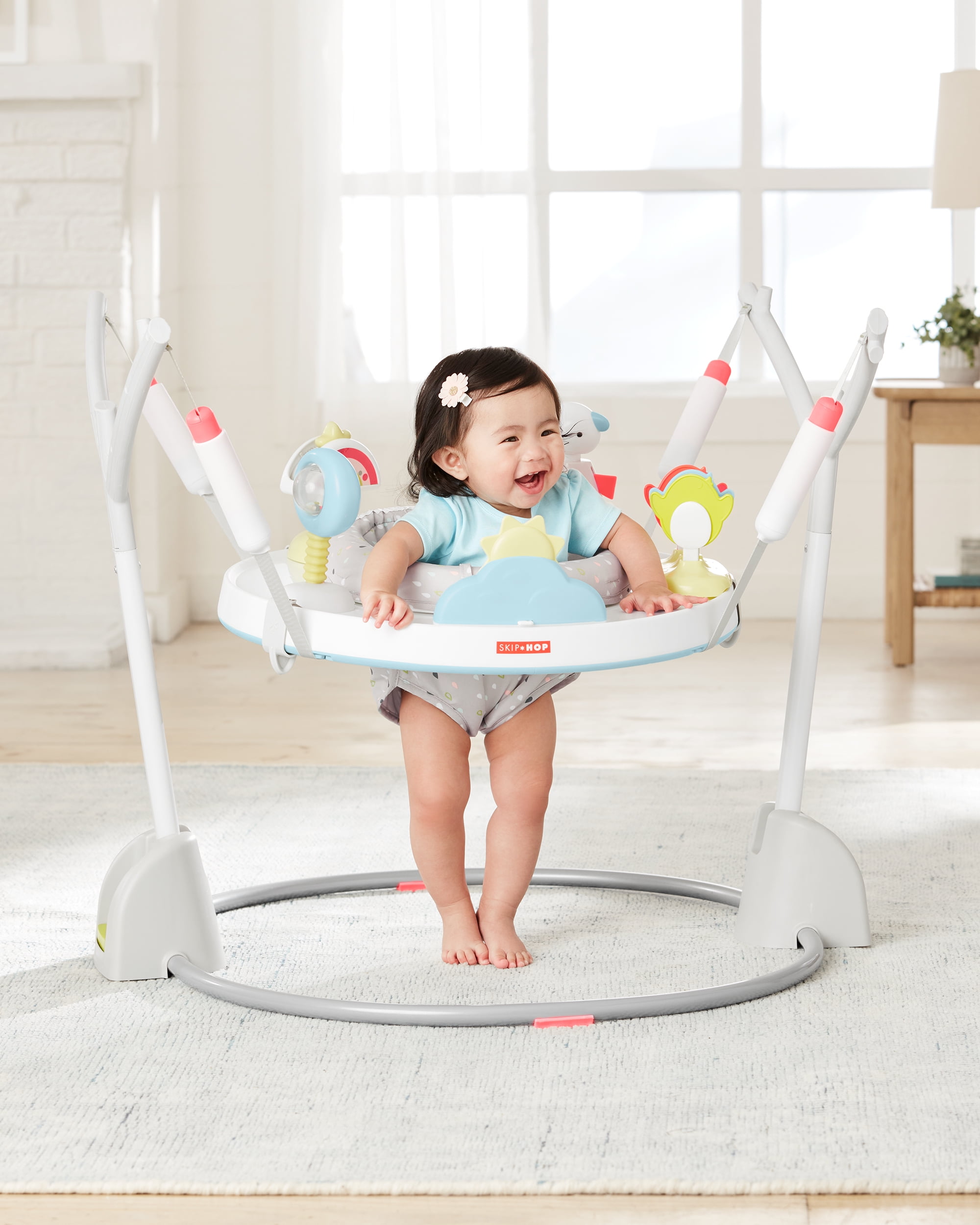 Skip Hop Silver Lining Cloud Baby Jumper for 4m+ with 20+ Developmental Activities
