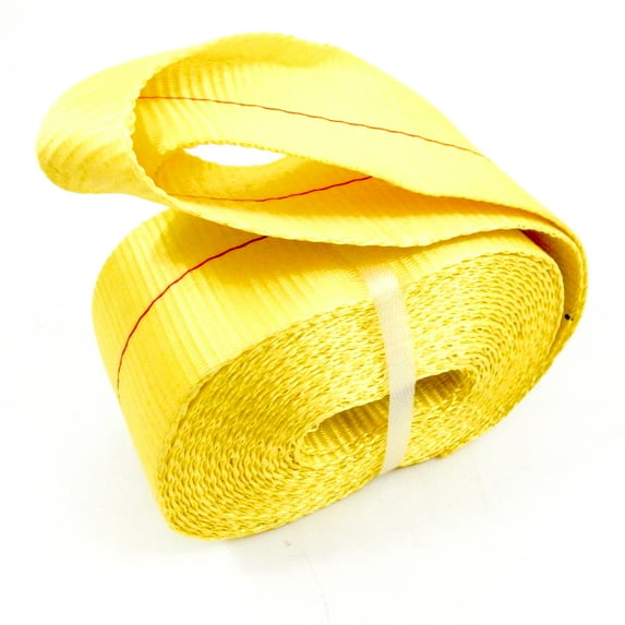 Red Hound Auto 4 inches x 30 Winch Straps with Loop End for Flatbed Truck Trailer Load Tiedown