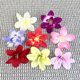 thumbnail image 2 of KAKOWELY 16 pinzas para el pelo con flores artificiales de seda, decoración de orquídeas, material para pinzas para el pelo con flores artificiales falsas., 2 of 5