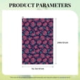 thumbnail image 4 of Lsque Rose Flowers Premium Golf Towel - Ultra Absorbent and Quick Drying Microfiber Towel with Carabiner - Gift for Men -24" X 16", 4 of 8