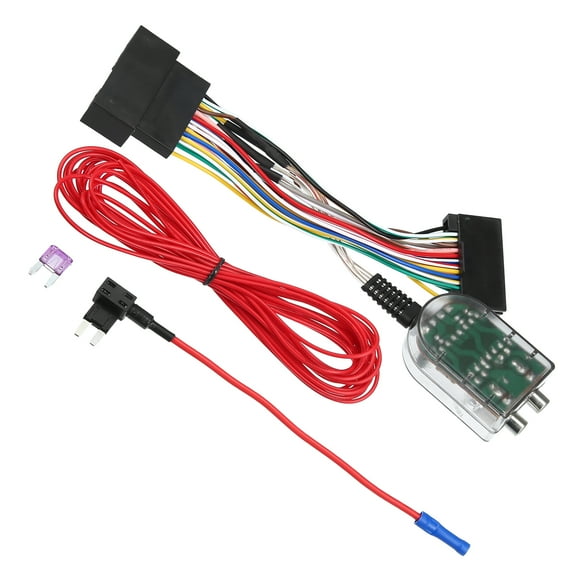 Unique Bargains 1 Set Car Add an Amp Amplifier Adapter Interface to Radio System for Ford F-150 2015-2018 with Red Extension Wire Multicolor
