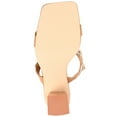 thumbnail image 5 of Journee Womens Kirian Open Square Toe Block Heel Sandals, 5 of 9