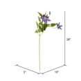 thumbnail image 3 of Vickerman FD180466 25 in. Light Purple Clematis Stem, 3 of 3
