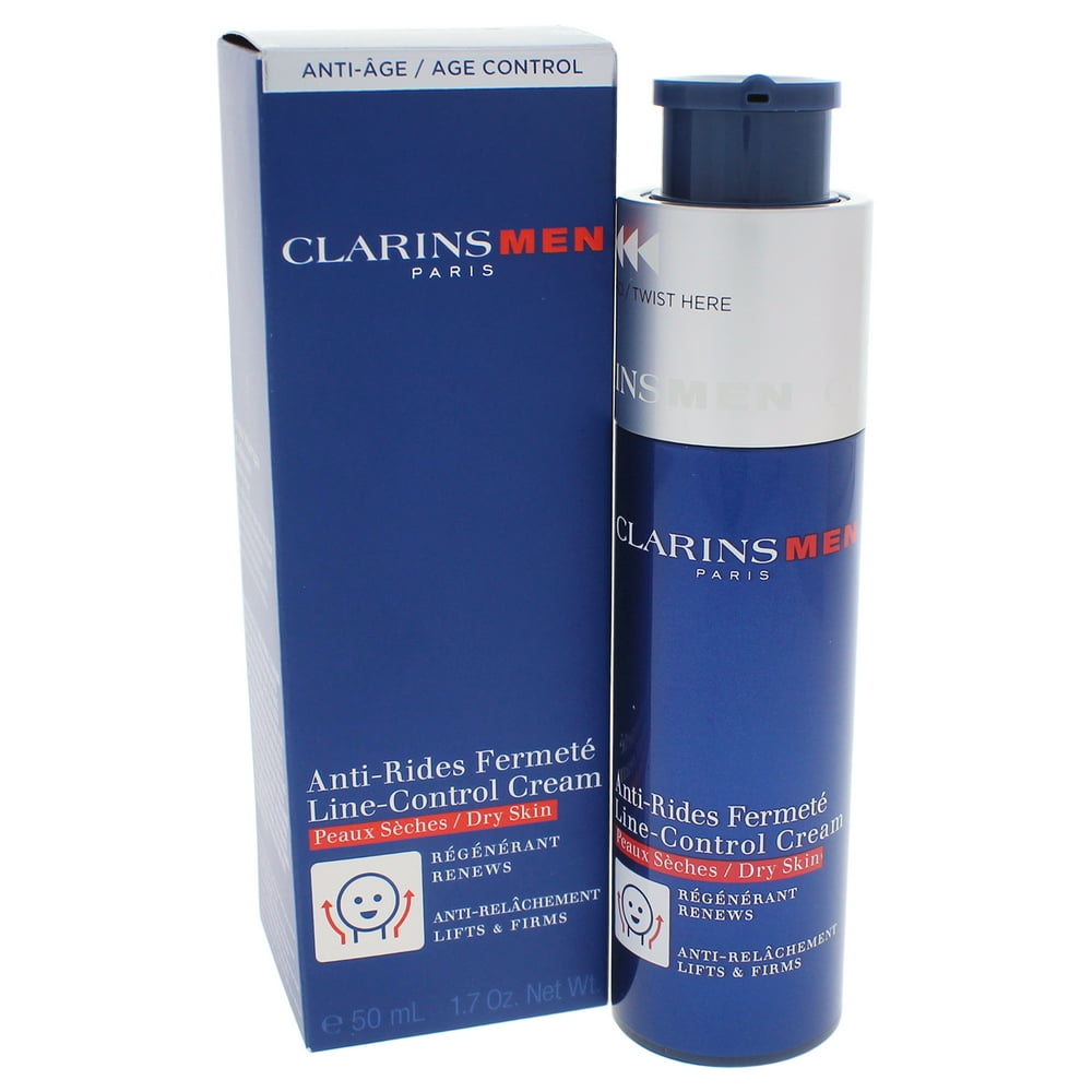 Clarins Men LineControl Cream Dry Skin by Clarins for Men 1.7 oz Cream