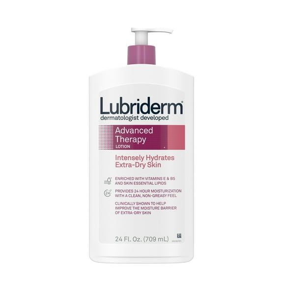 Lubriderm Advanced Therapy Lotion For Extra Dry Skin, 24 Fl. Oz. Pack of 3