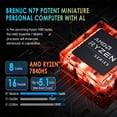 thumbnail image 3 of BRE NUC N7P Mini Gaming PC AMD Ryzen 7 7840HS, 16GB DDR5, 512GB SSD, Win11 Pro, 3 of 10