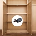 thumbnail image 5 of Shelf Pins Pegs, 1/4 Inch L-Shaped Shelf Support Pins 6Mm with Rubber Sleeves, Cabinet Shelf Holder Brackets for Closets and Bookcases, Metal Pegs for Glass Wood and Plastic Shelving, By Cosmug, 5 of 5
