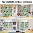 thumbnail image 5 of Saint Patrick's Day Kitchen Curtains Window Panels, Gnomes Hat Boot Clovers Blue Stripes Insulated Window Treatment Curtain, Grommet Curtains for Bedroom/Living Room/Bathroom, 2 Piece 52"Wx45"L, 5 of 8