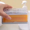 thumbnail image 4 of Shisuyan 2Pcs Soap Dish Soap Storage Holder Soap Foaming Box Spring Soap Box Bathroom Supply, 4 of 9