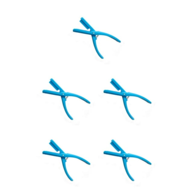 mmirethe Efficient Crayfish Seafood Tool With Precise Pressure Fit Garlic Flavored Shelling Pliers Kitchen blue 5Set