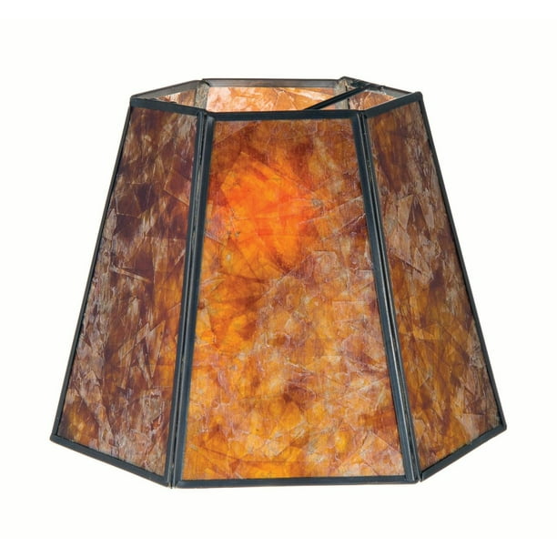 B P Lamp Hexagon Mica Shade 9 T X 14 10 H 1 2 Recess Washer Fitter Com B P Lamp Hexagon Mica Shade 9 T X, 14 Inch Lamp Shade Frame