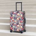 thumbnail image 2 of Lsque music Skull record Retro Printed Luggage Cover, Travel Luggage Protector,Scratch and Dirt Resistant, Fits 18-32 Inch Luggage - Medium, 2 of 9