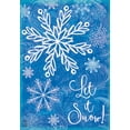 thumbnail image 3 of Briarwood Lane Glistening Snowflakes Winter Garden Flag, 3 of 4