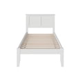 thumbnail image 5 of AFI Madison Twin Solid Wood Platform Bed, White, 5 of 6