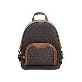 Michael Kors Womens Erin Large Backpack Brown Acorn MK Signature Walmart