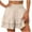 Beige, variant on ​Comfortable Everyday Linen Shorts For Women Plus Size Coverage Vacation Wear High Waisted Design​ Beige