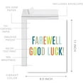 thumbnail image 5 of Koyal Wholesale Colorful Farewell Good Luck Funny Jumbo Greeting Card with Envelope, 11'' x1", 5 of 5