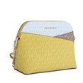 thumbnail image 2 of Michael Kors Women's Jet Set Travel Medium Color-Block Signature Logo Dome Crossbody Bag (Daisy Yellow Multi), 2 of 5
