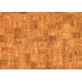 thumbnail image 1 of Ahgly Company Indoor Rectangle Patchwork Orange Transitional Area Rugs, 7' x 9', 1 of 4
