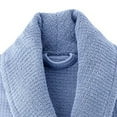 thumbnail image 2 of Grund Ocean Isle 100 Percent Cotton Bathrobe, Small/Medium, Sea Blue, 2 of 5