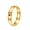4MM Gold, variant on Men's Women's Stainless Steel Christain Cross Polished Ball Dome Plain Wedding Band Ring 6MM Gold Size 6