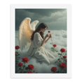 thumbnail image 5 of Paint By Numbers Kit for Adults Beginner - DIY Angel Serenity Cloud Roses Dream Canvas Painting Kits for Adults, Frameless Paint By Number for Adults for Home Wall Decor 16x20 Inch, 5 of 7