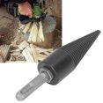 thumbnail image 4 of Wood Splitter Drill Bit, Cone Screw Drive Drill Carbon Steel With Square Round Hex Shanks For Household Use 32mm / 1.3in, 4 of 8