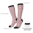 thumbnail image 4 of Naloa Ladybugs 2 Knee Socks, High Socks Long Stretchy Sock Women Knee High Stocking, Long Socks for Women, 4 of 6