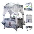 thumbnail image 1 of Cuna Corral Mecedor Starkids S12-7 con cambiador Gris, 1 of 5