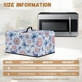 thumbnail image 5 of TSOVTHRID Butterfly Boho Mandala Lotus Print Toaster Oven Cover Stain-Resistant Microwave Dust Cover Dust-Proof Kitchen Machine Covers Suitable for Most Microwave Ovens, 20.9"W x 15.7"D x 12.4"H, L, 5 of 7