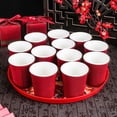 thumbnail image 3 of Chinese Style Wedding Candy Plates Tea Tray Dried Snack Plates Storage Tray, 3 of 6