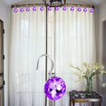 thumbnail image 2 of Ganchos para cortina de ducha, 12 piezas de ganchos para cortina de baño con diamantes de imitación acrílicos, ganchos decorativos para ducha para baño, cortinas y revestimientos, 2 of 3
