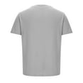 thumbnail image 3 of V Neck T Shirts for Men with Pocket and Button Short Sleeve Tshirts Shirt Mens Casual Solid Color Pullover Slim Basic Going-Out Loungewear Tees Tops, 3 of 5