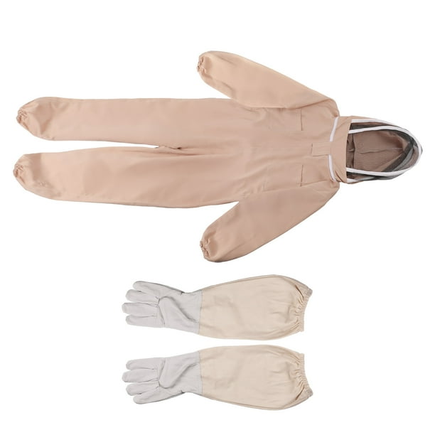 Luwint Bee Suits For Men Sting Proof, Full Body Protection Beekeeping Beekeeper Suit With Gloves And Ventilated Hood (5'6''-5'9'' Height