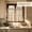 Beige, variant on Vintage Floral Lace Cafe Tier Curtain, Rod Pocket Sheer Short Window Curtain for Kitchen Bathroom Small Windows, 1 Panel, Curtain Rod Not Included