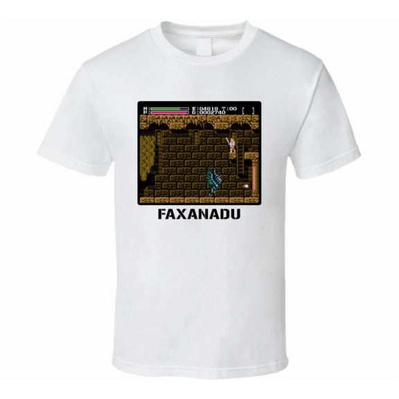 Faxanadu Video Game Classic Retro Fan T Shirt