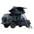 thumbnail image 3 of Miniyam Rooftop Tent, Truck SUV Camping Rooftop Tent with Ladder for Camping, arge Space Outdoor Travel Fishing Trailer Tent for 1-2 People, 3 of 7