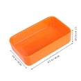 Melamine Rectangular Hot Pot Dish Plastic Barbecue Plate Tableware for