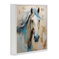 thumbnail image 3 of Stupell Industries Modern Modern Stallion Portrait White Framed Giclee Art, 24 x 24, by Irena Orlov, 3 of 8