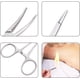 thumbnail image 2 of Pinzas hemostáticas, tijeras para mascotas de acero inoxidable para perros y gatos, abrazadera para el pelo de oreja, tijeras de pesca, herramientas (18CM dobladas), 2 of 5