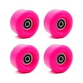 thumbnail image 1 of 4 Pcs de Remplacement de Roues de Patin Accessoires Modifiés Patins à Roulettes Épais avec Roulements Accessoire de Sport Rose Rouge, 1 of 9