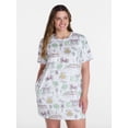 thumbnail image 2 of Joyspun Women’s Dreamy Soft Collection Short Sleeve Sleep Shirt, Sizes S/M to 2X/3X, 2 of 6