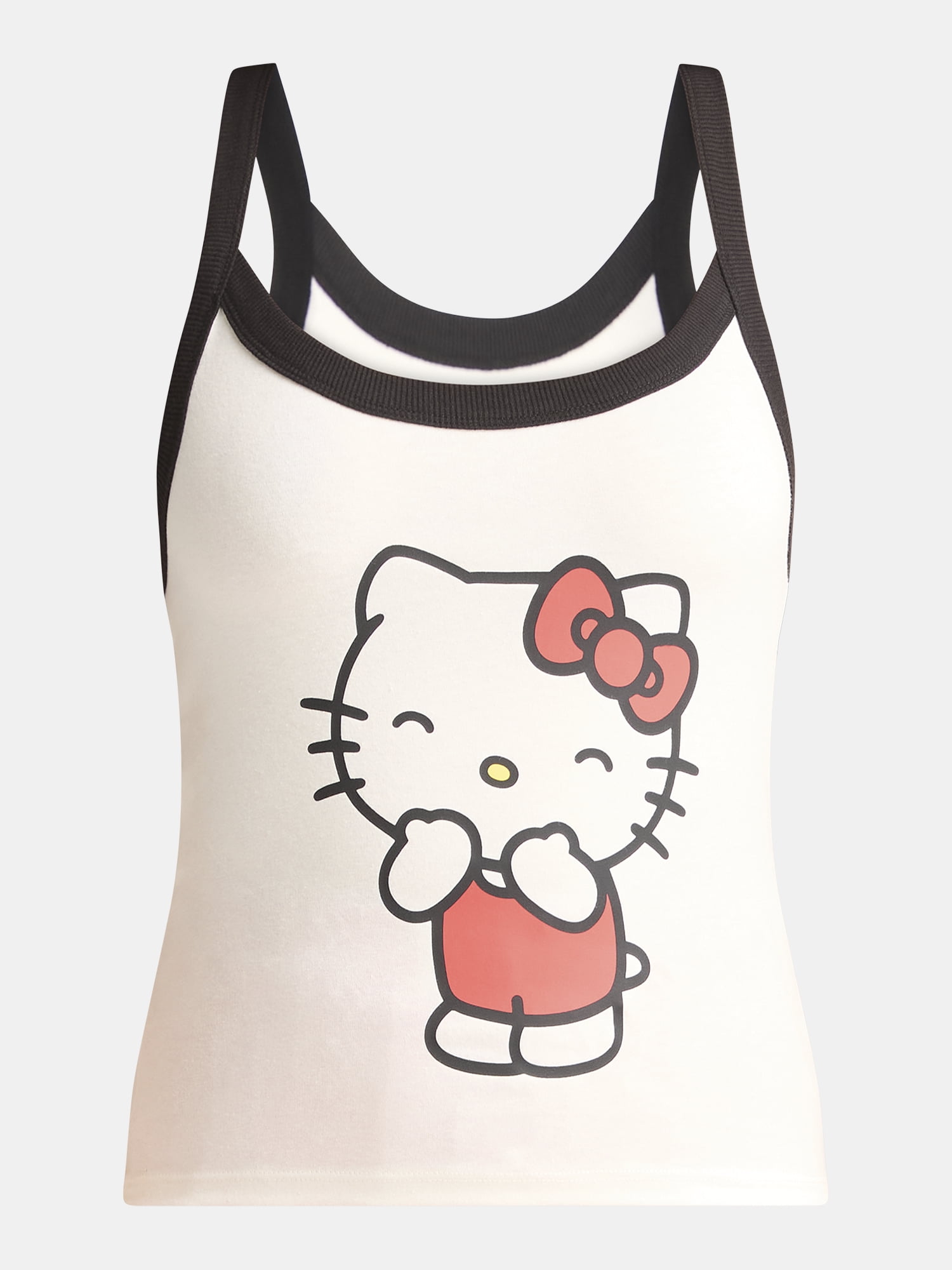 トップス Kitty Motif-detail Cotton Top - White/Hello Kitty - Kids | H&M US