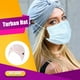 thumbnail image 4 of Minnieouse Paquete de 4 diademas de moda cómodas con botones, diademas elásticas de estilo musulmán de una sola capa para mujer Accesorio para el cabello Rosa claro Minnieouse AP008790-10B, 4 of 6